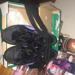 puma basket heart nylon